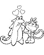 coloriage baboush